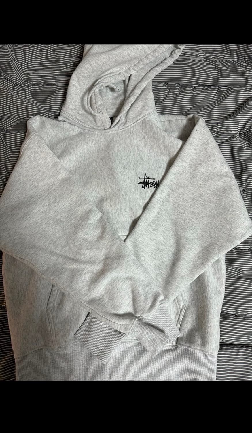 스투시 애쉬헤더 후드티 M 상품이미지3