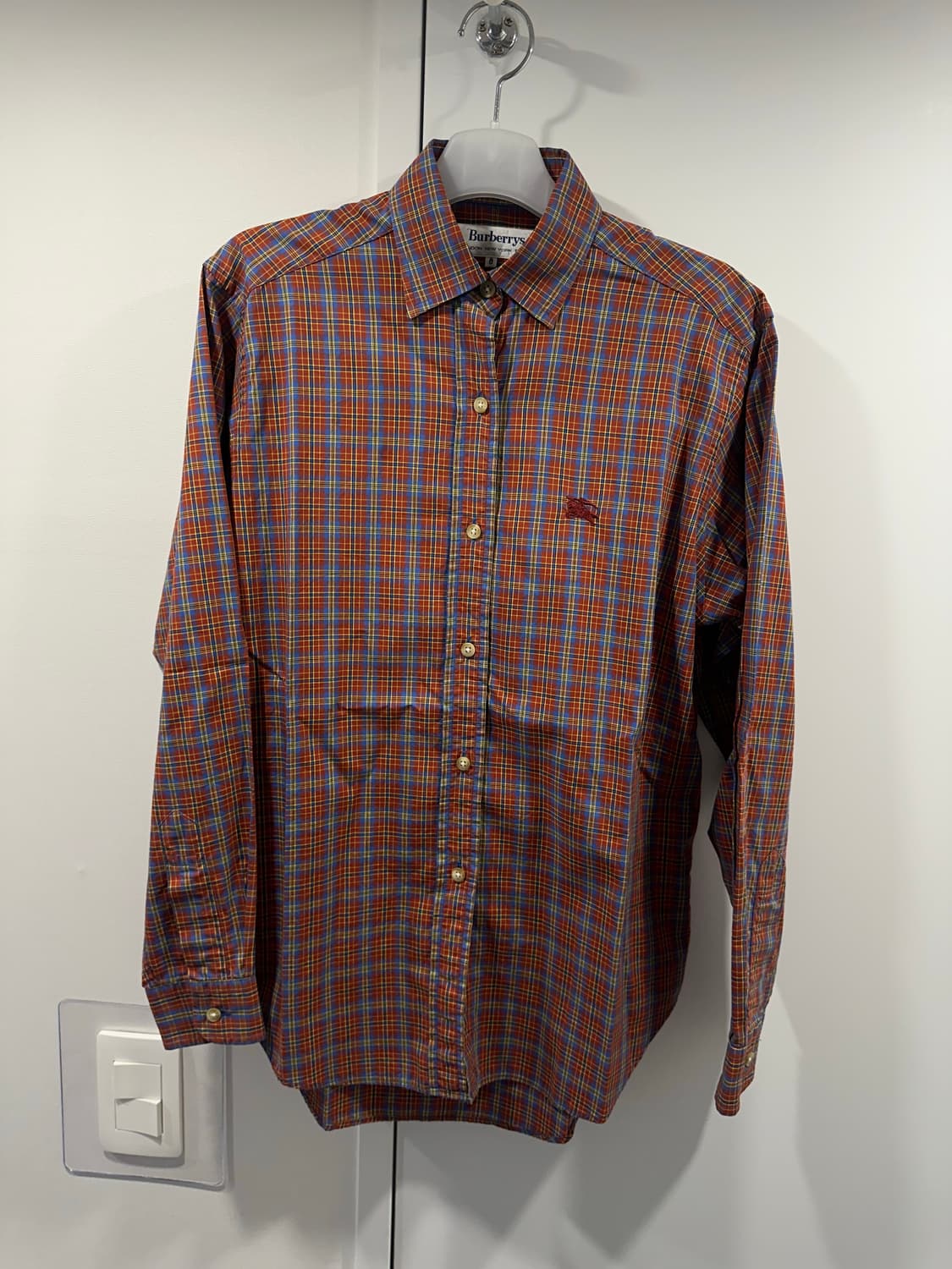 정품 버버리 체크 셔츠 (사이즈 8) 상품이미지4