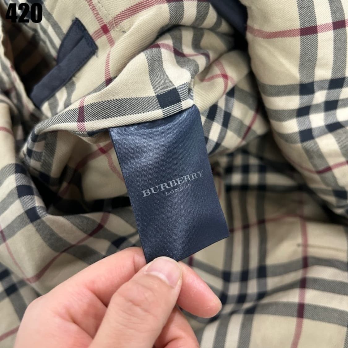 버버리 블랙 트렌치코트  상품이미지3