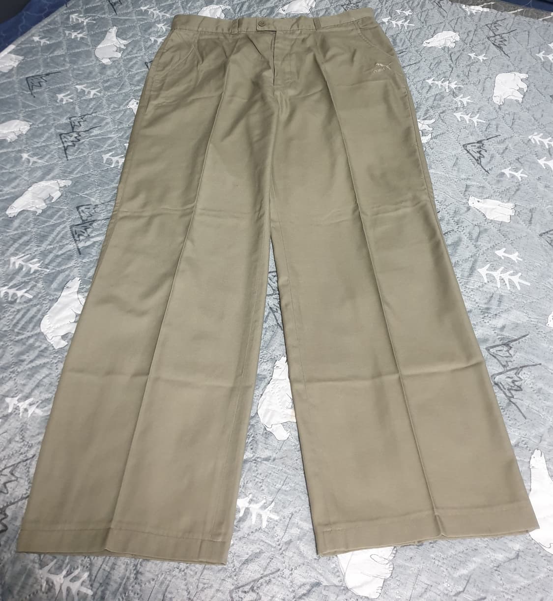 푸마 90s 빈티지 몬테로사 인터내셔널 세미 와이드 치노팬츠 (34) 상품이미지1
