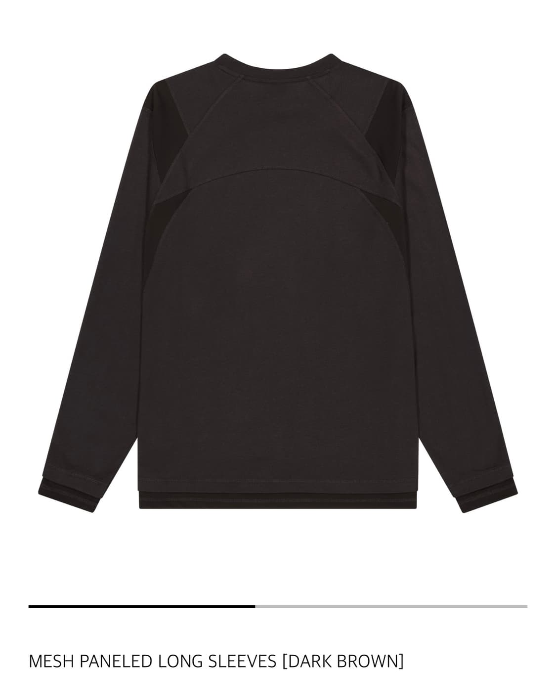 산산기어 슬리브 2사이즈 mesh paneled sleeves brown 상품이미지3