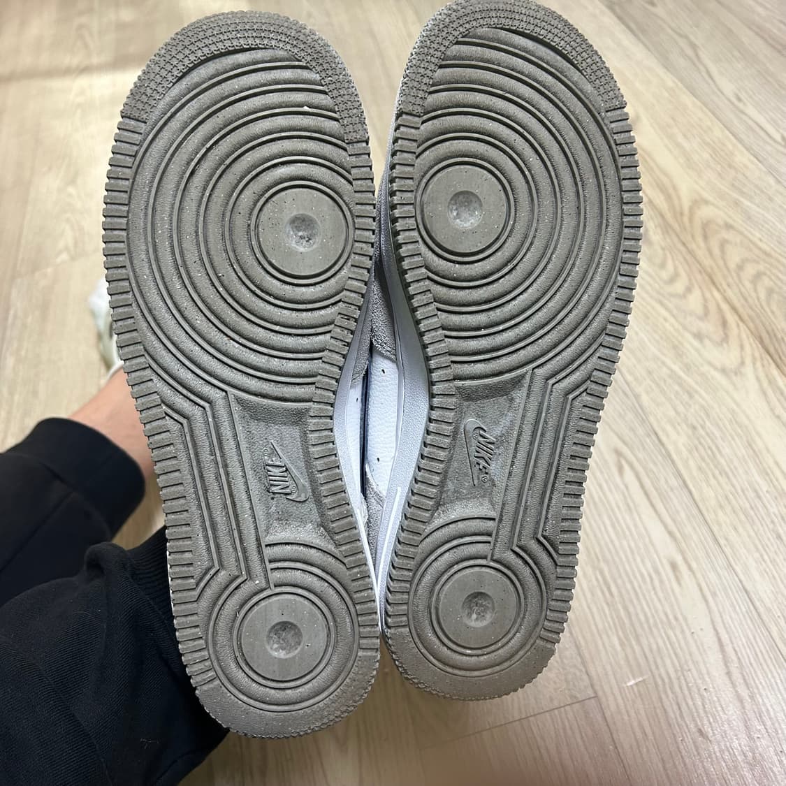 에어포스 라이트 스모크 그레이 미드나잇 네이비 260 상품이미지7