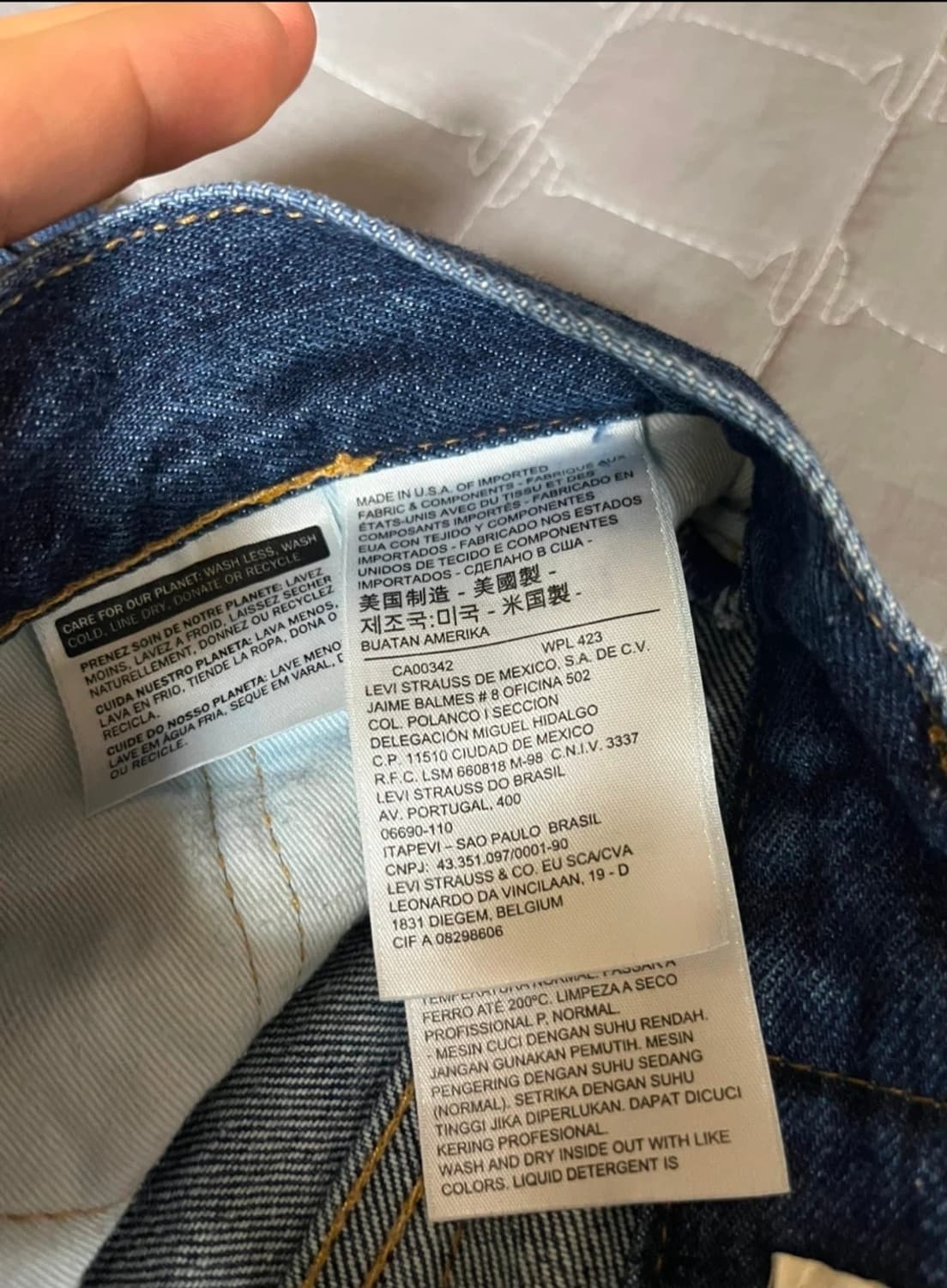 리바이스 505 프리미엄 made in USA 31x34사이즈 상품이미지3