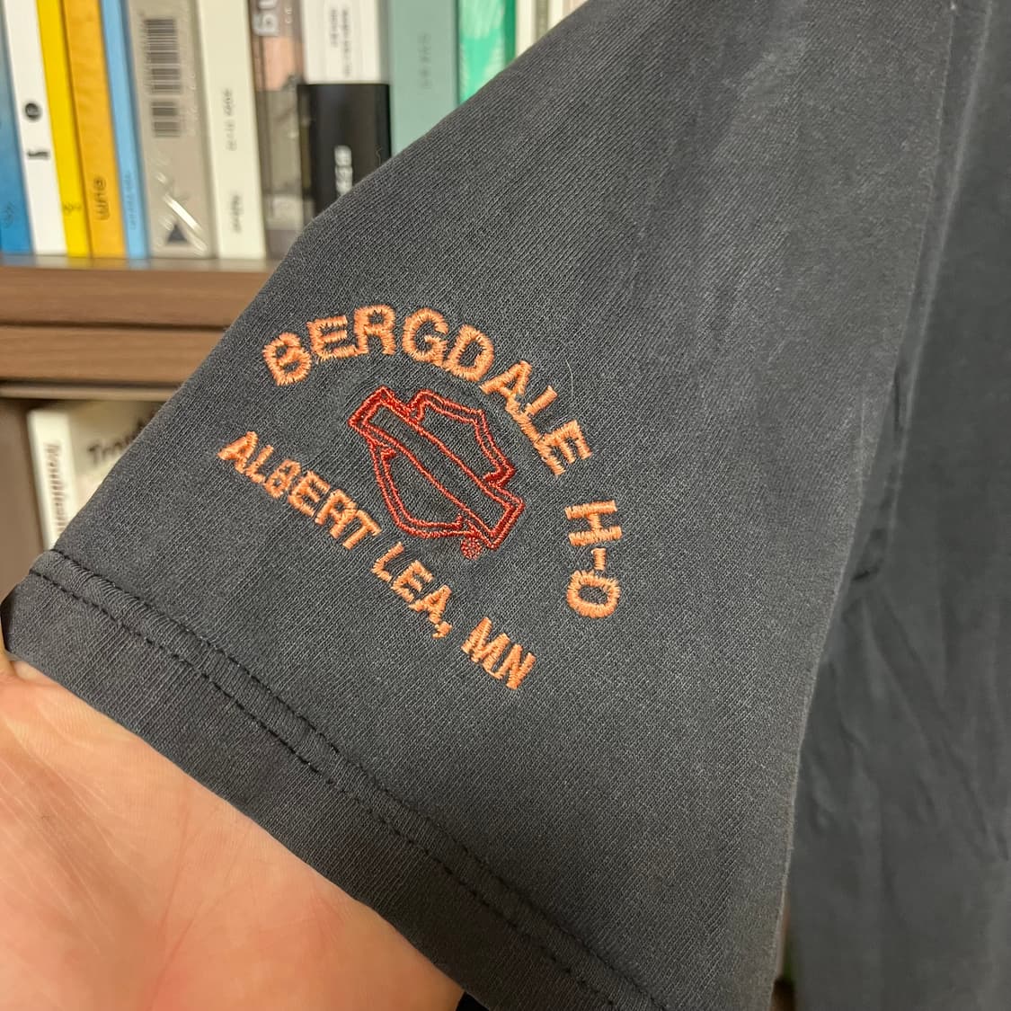 [XL] USA 빈티지 할리 데이비슨 플레임 쉴드 로고 포켓 티셔츠 상품이미지3