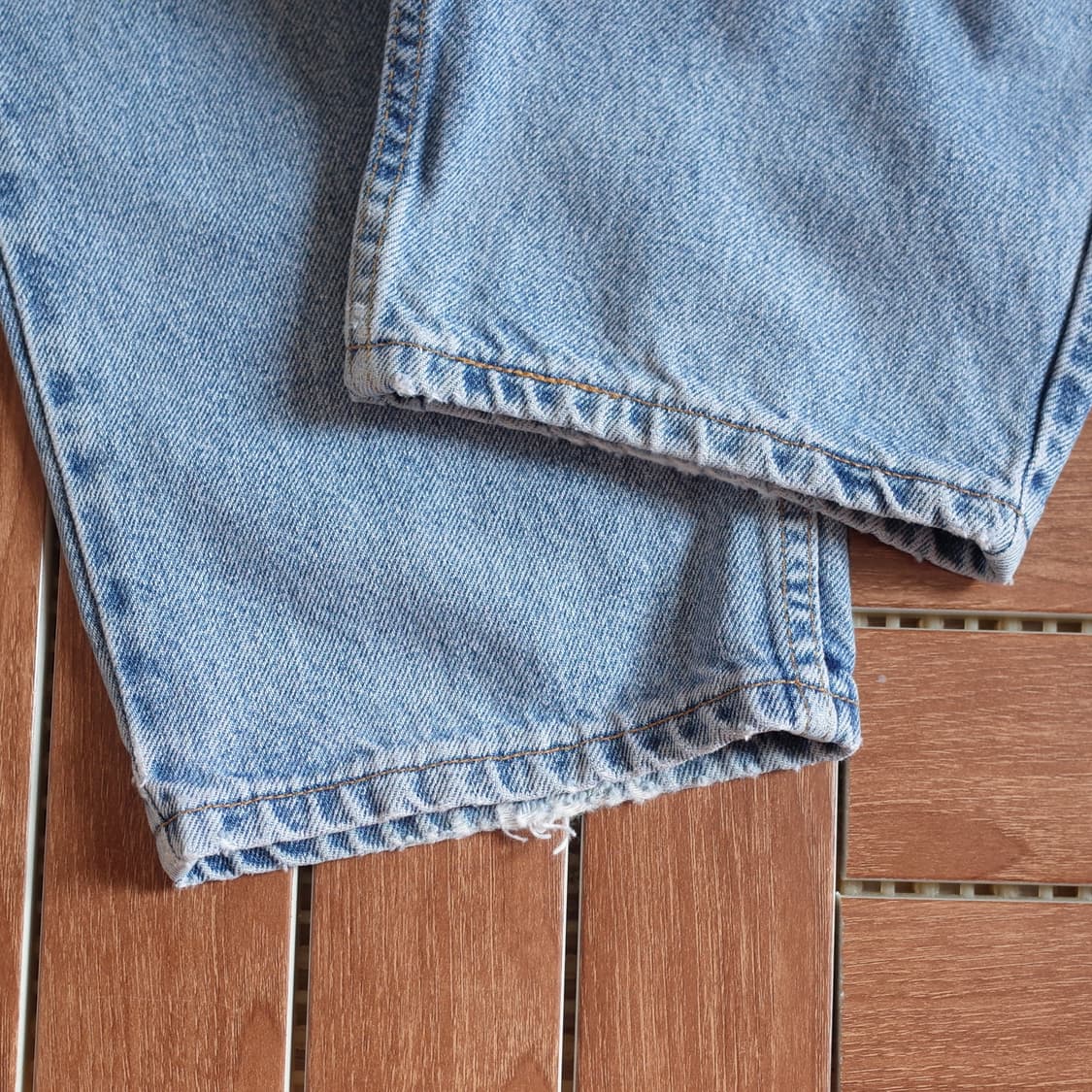 90’s Levi’s 550 orange tab denim pants 상품이미지3