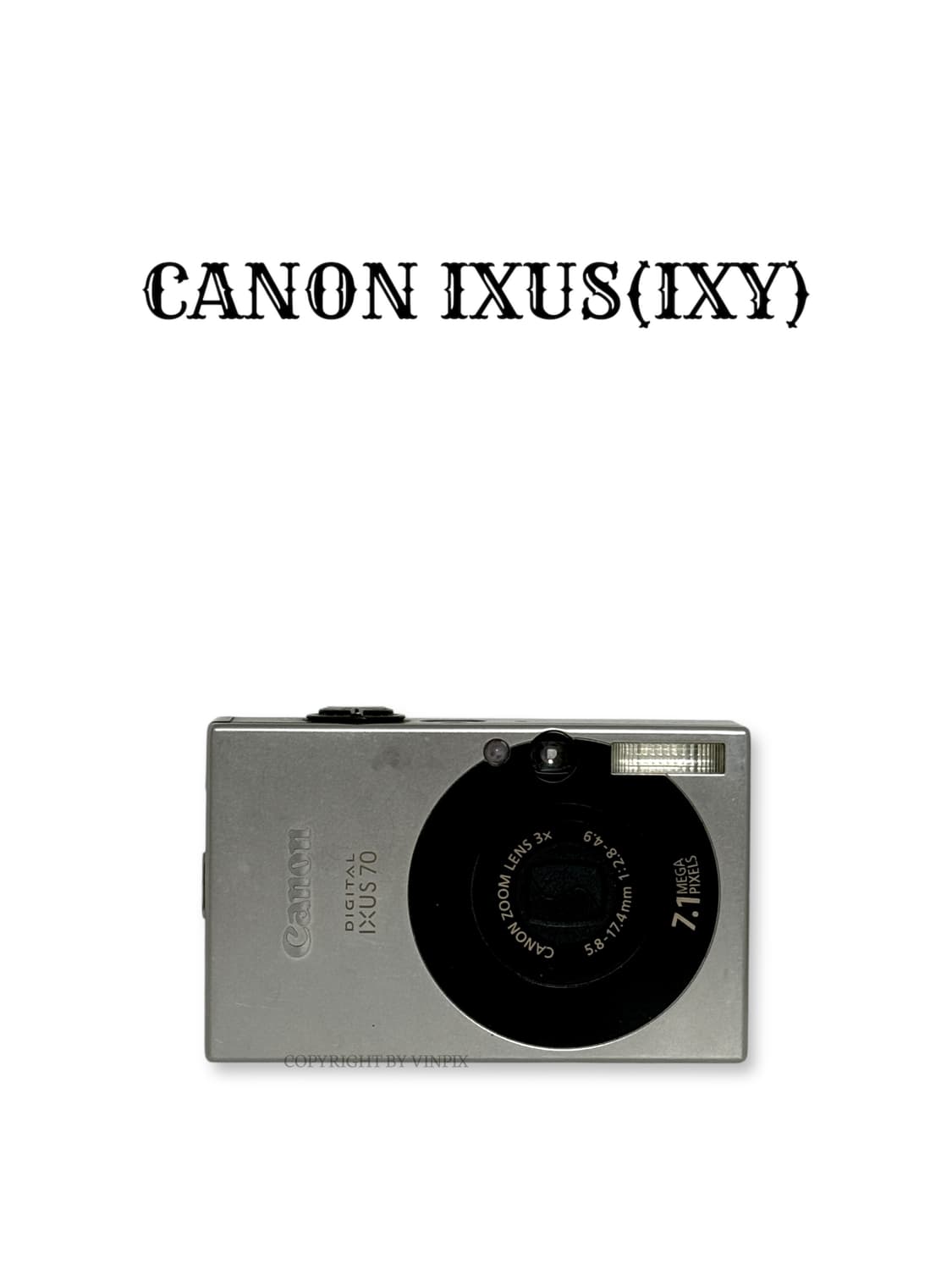 캐논 익서스 70(ixus 70, ixy10) 빈티지 디지털 카메라 디카 상품이미지1