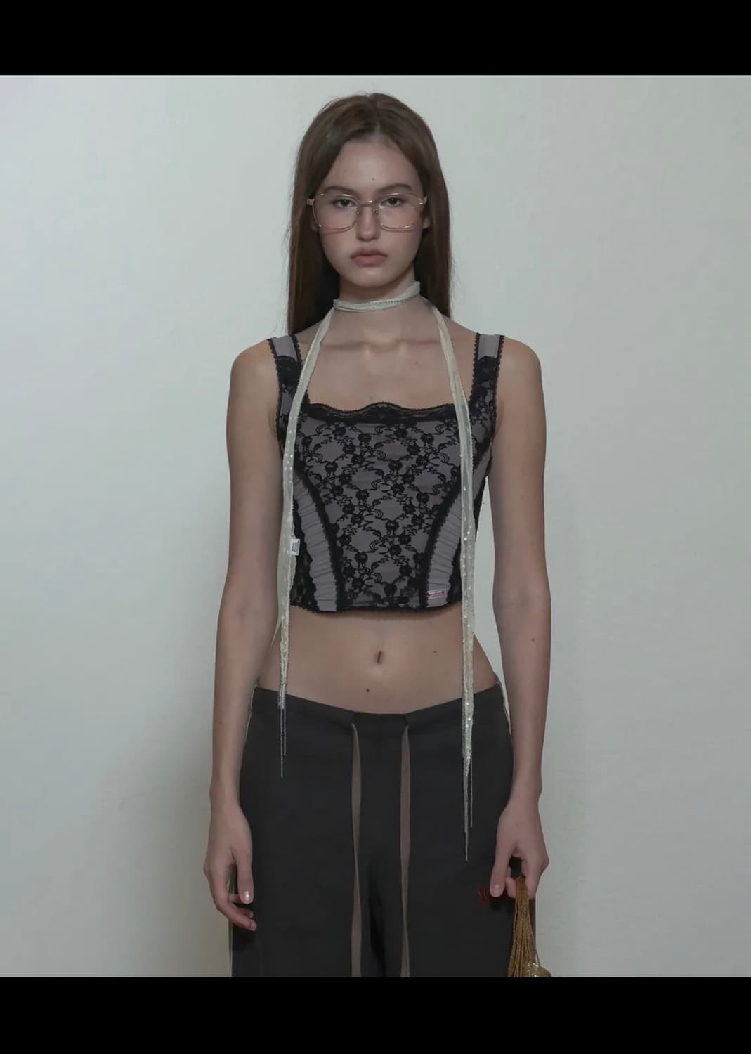 스컬프터 Team Mary Corset Top Black/Blush 상품이미지1