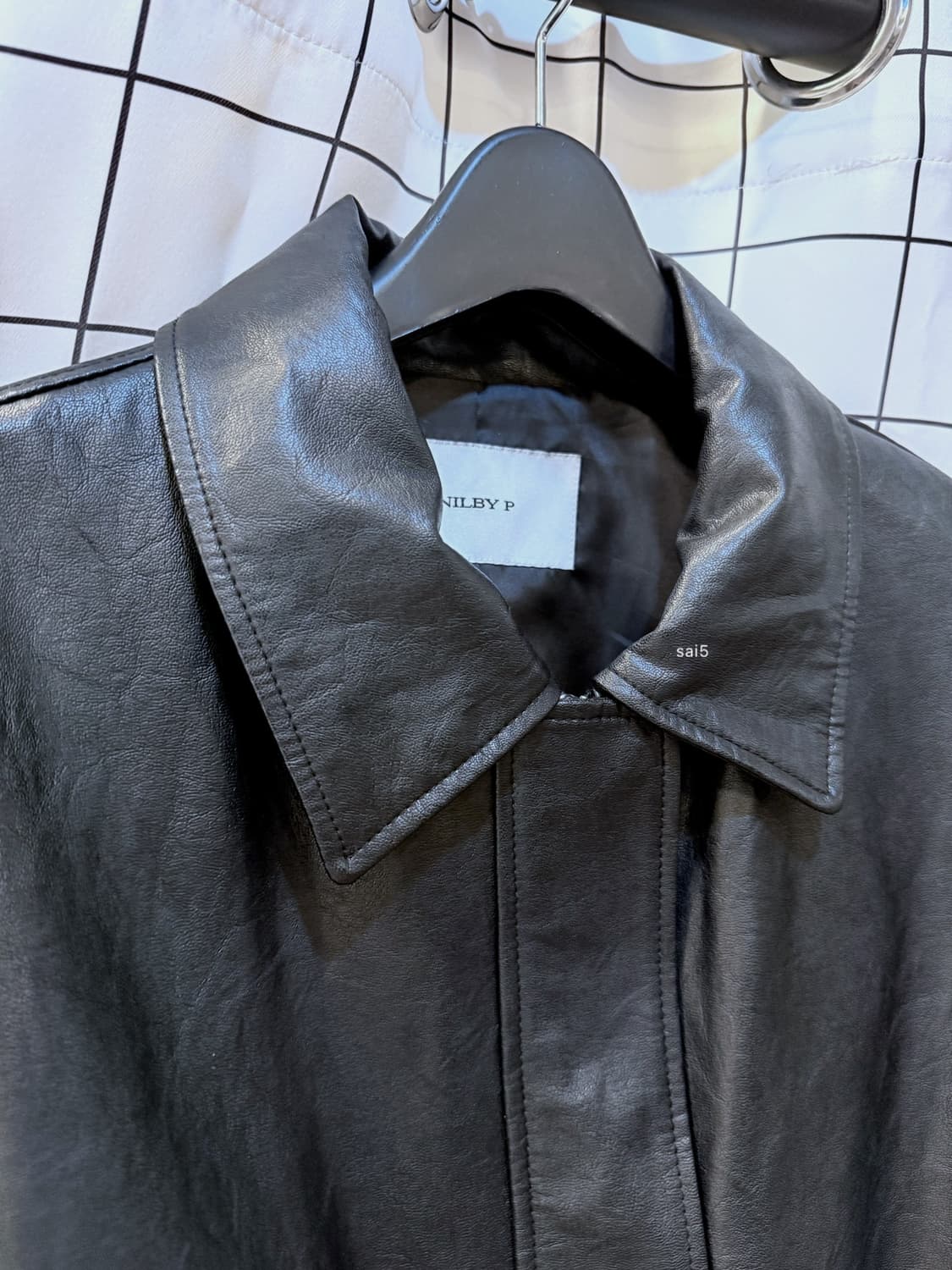 닐바이피 블루종 레더자켓 상품이미지5