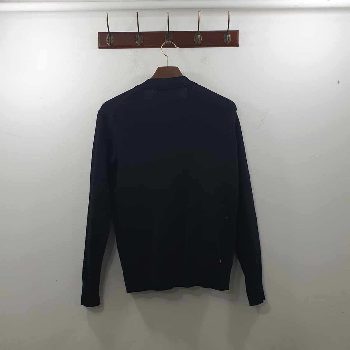 M 꼼데가르송 남성 블랙와펜 데일리 긴팔 니트 가디건 상품이미지6