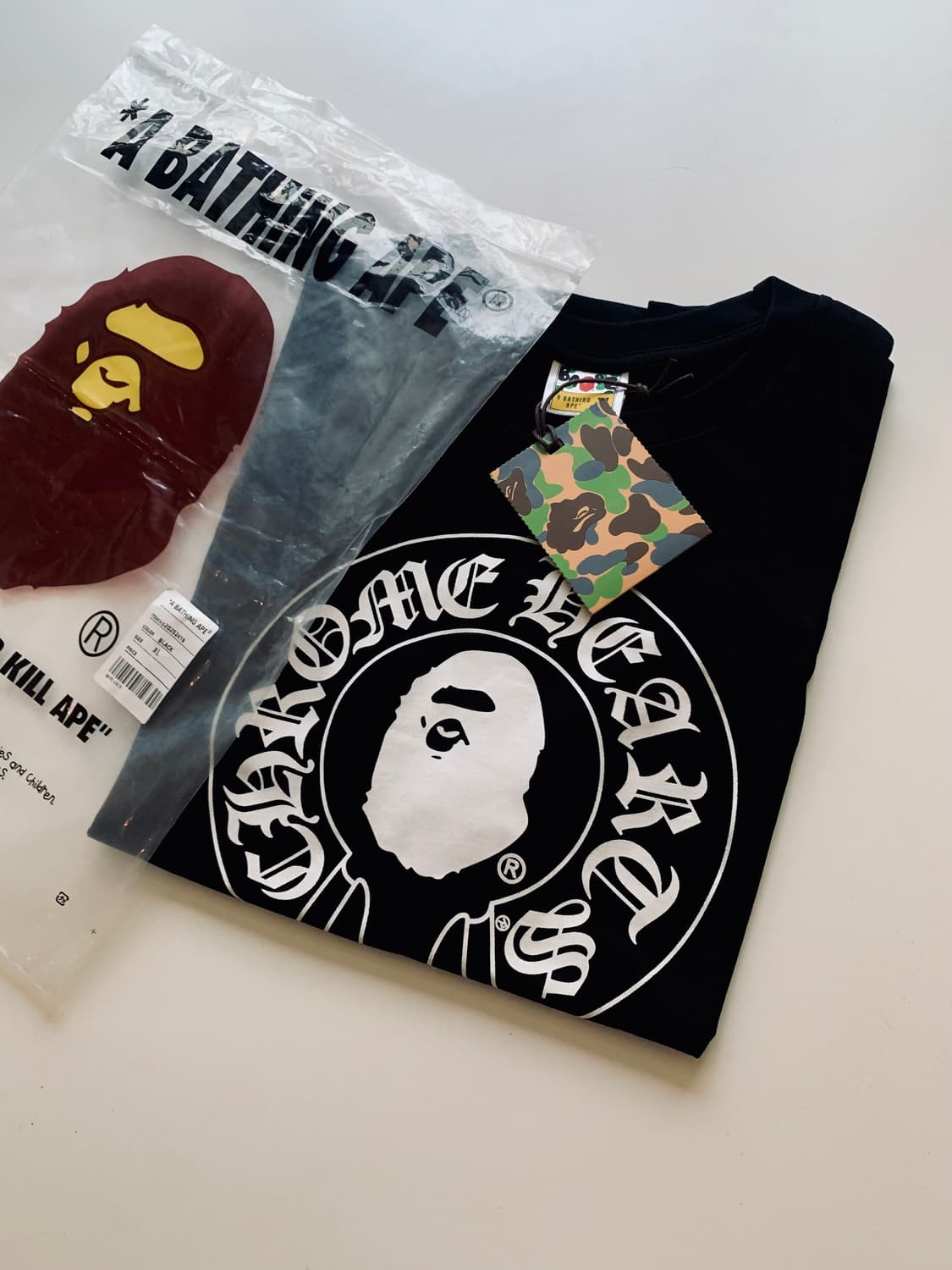 베이프 BAPE x 크롬하츠 반팔 티 상품이미지1