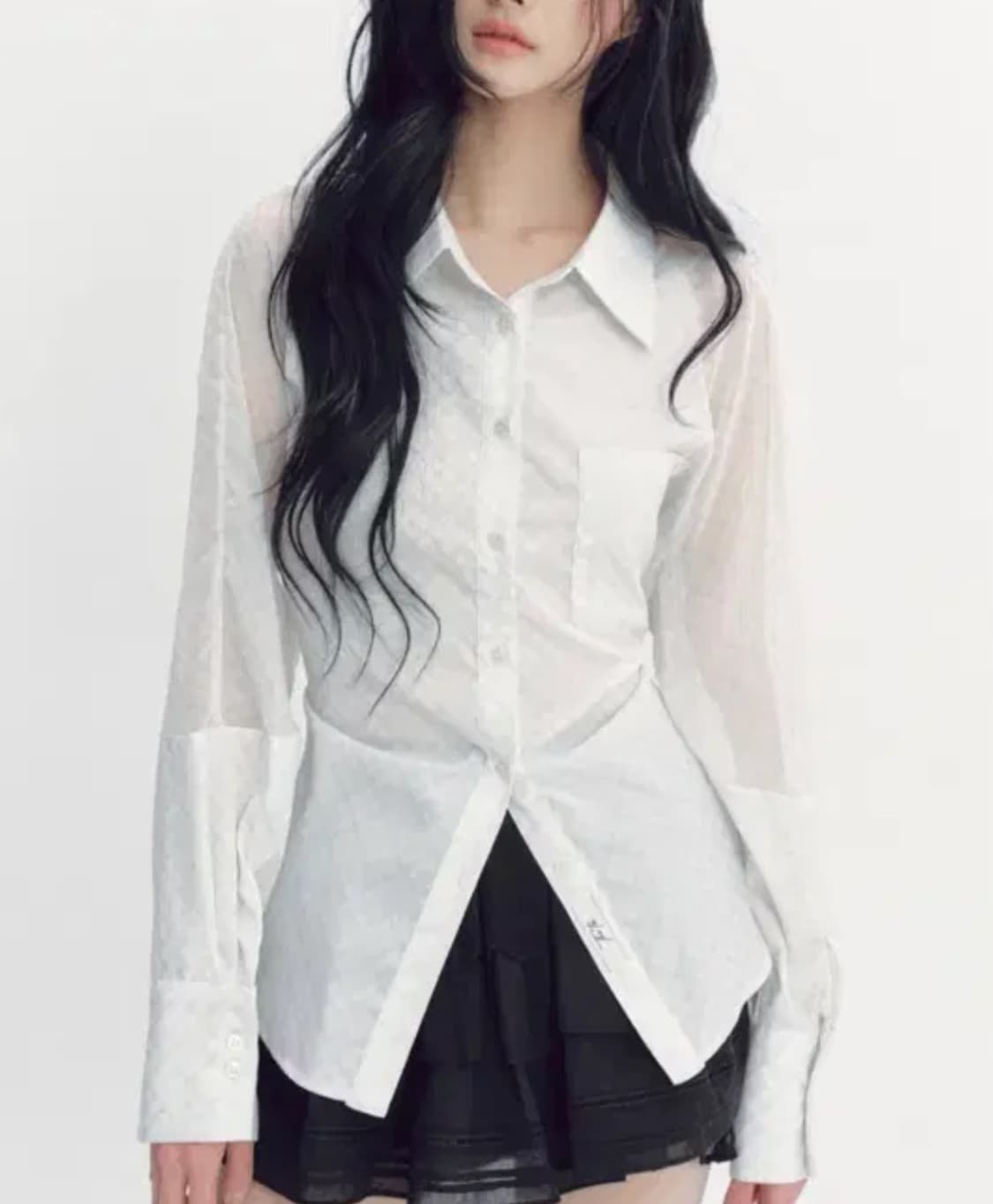 더티스 블루베리 셔츠 아이보리 상품이미지1