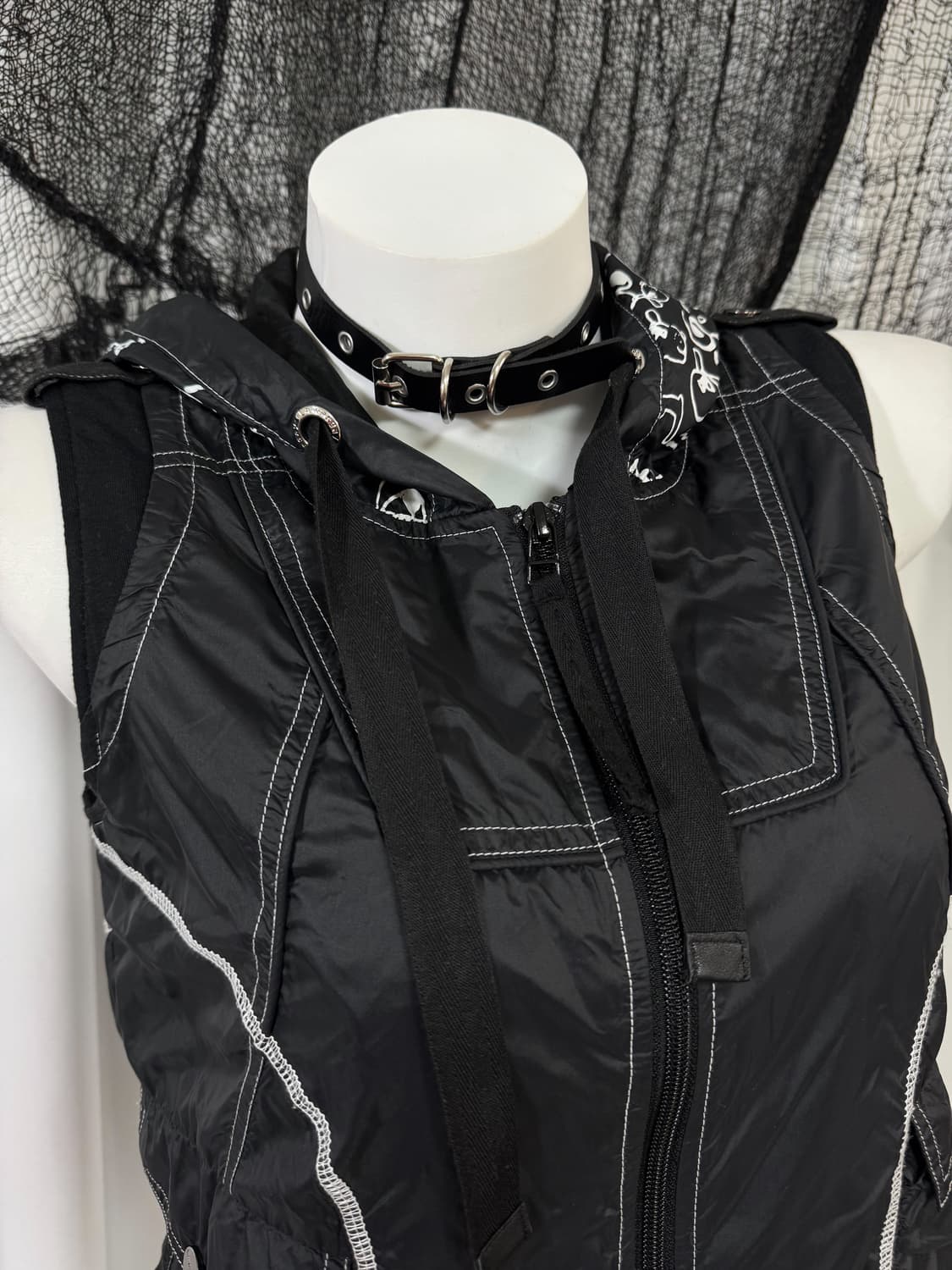 printing vest jacket 상품이미지2