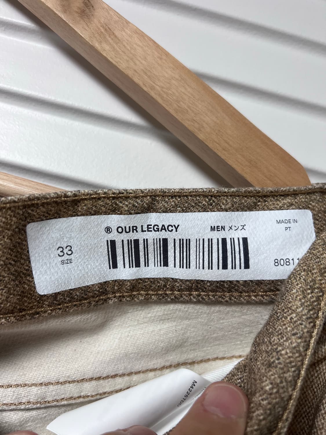 [33] 아워레가시 써드컷 샌드 데님 상품이미지3