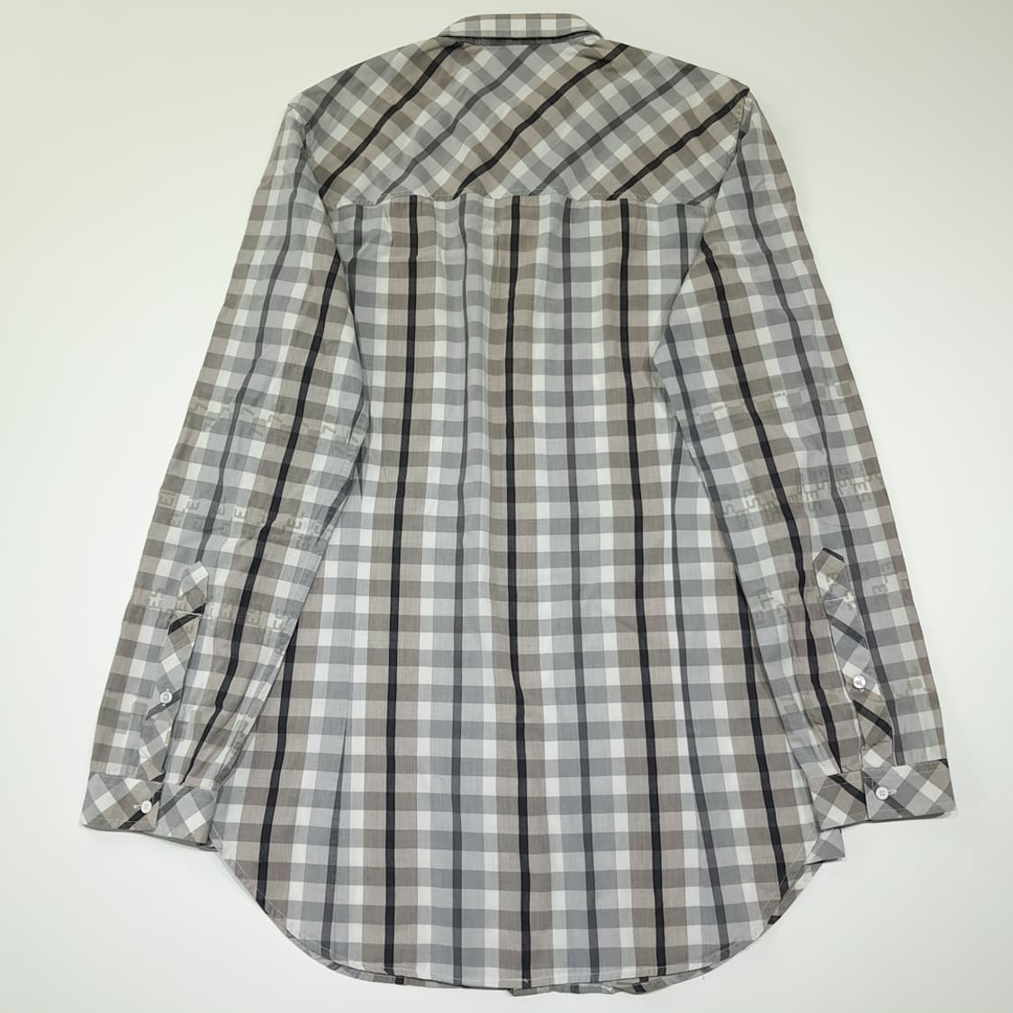 CK082 L 디젤 00s 바이어스컷 체크 셔츠 남방 상품이미지7