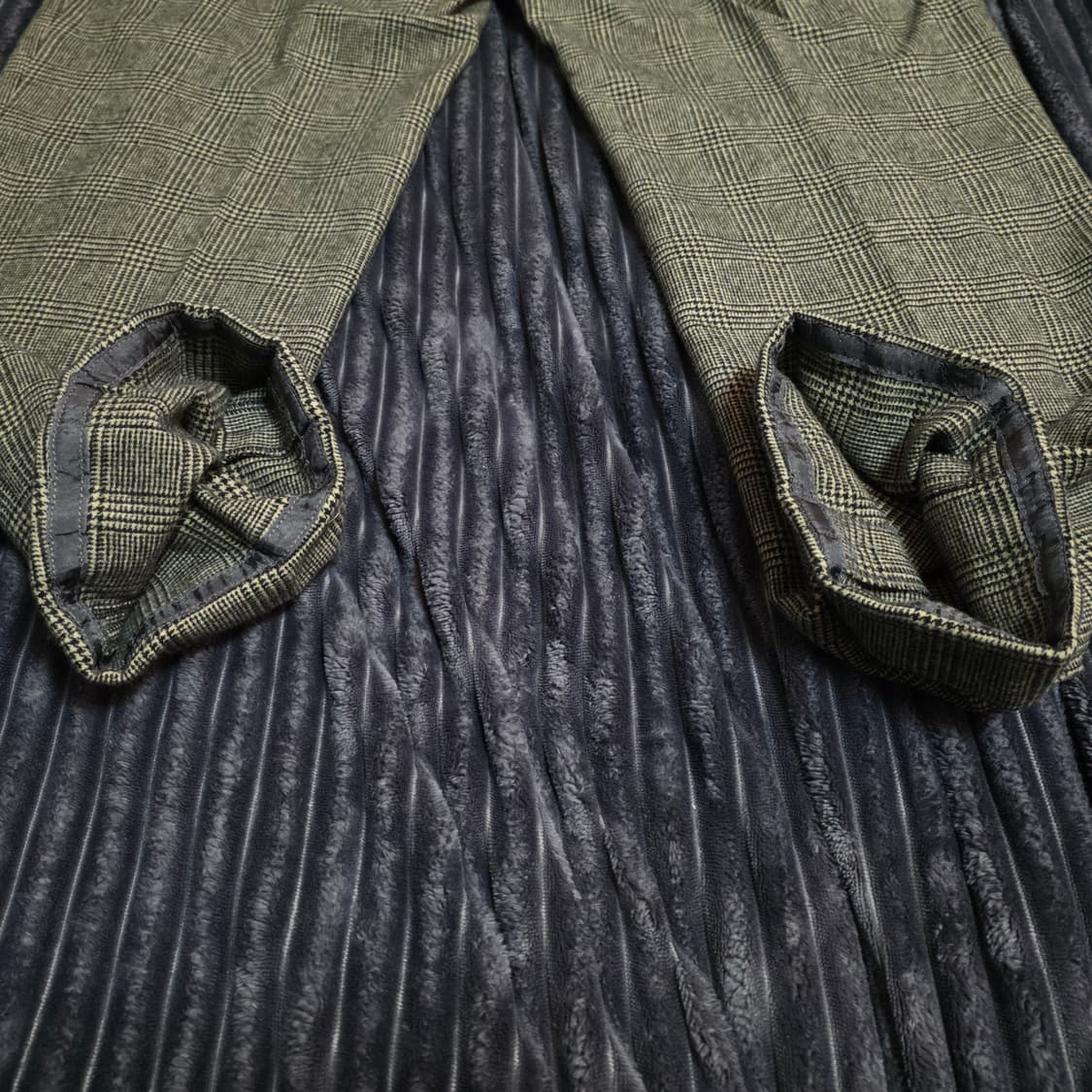 폴로 이태리메이드 글렌체크 3피스 수트 브라운 44R 상품이미지8