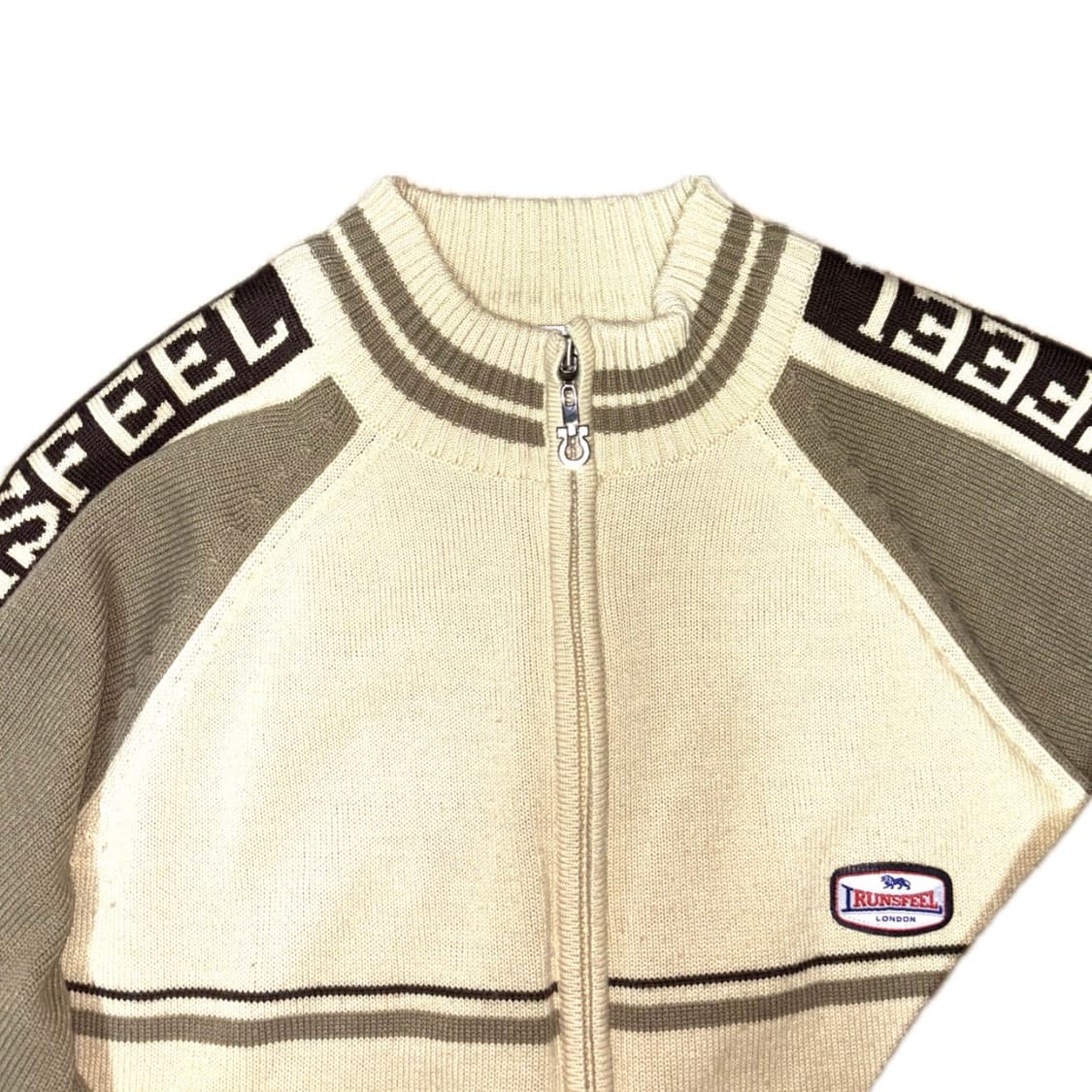 Runsfeel London 니트 투웨이 집업 상품이미지4