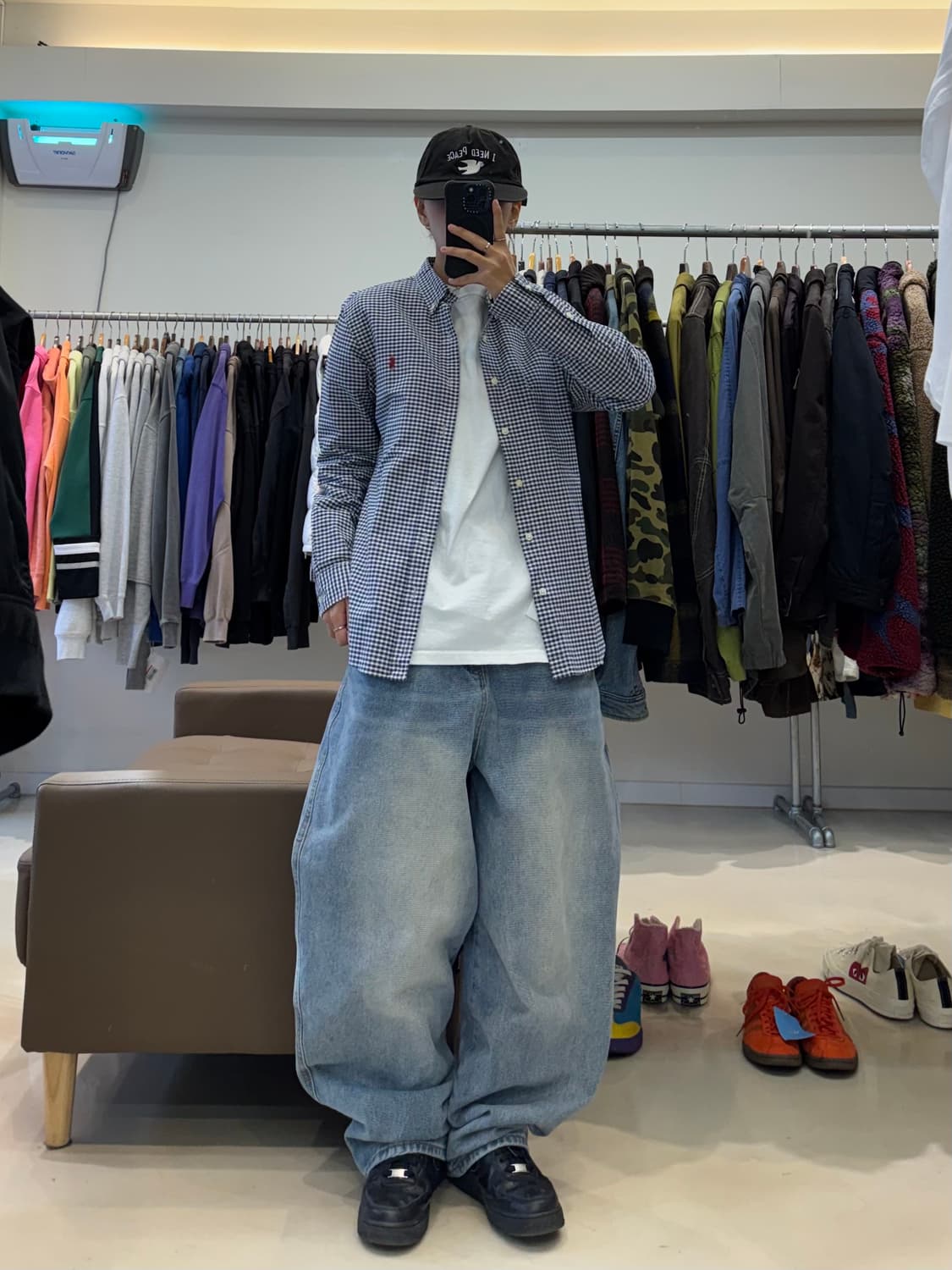 폴로 랄프로렌 깅엄 체크셔츠 상품이미지8