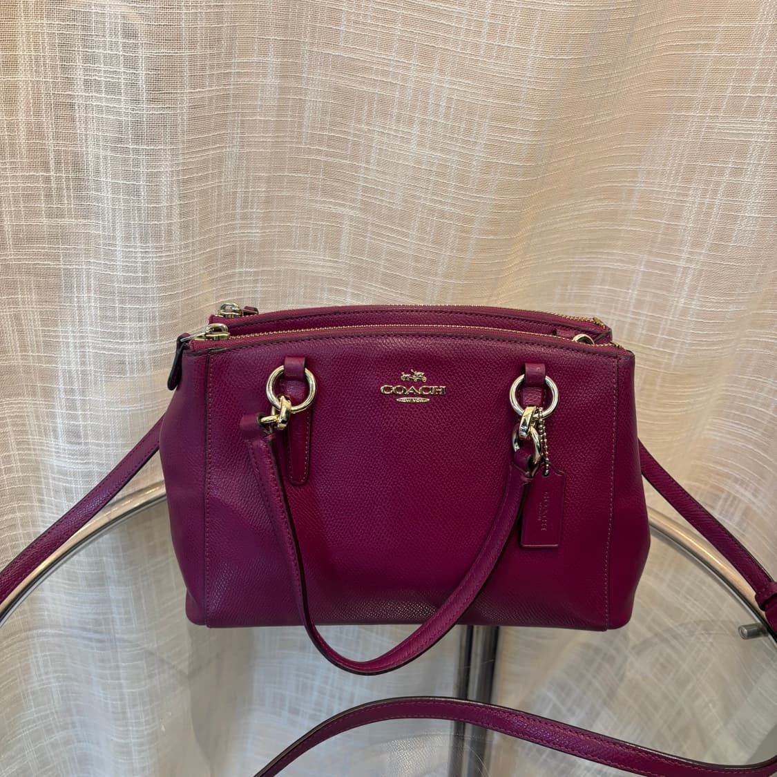 정품 코치 가죽 토트백 크로스백     상품이미지2