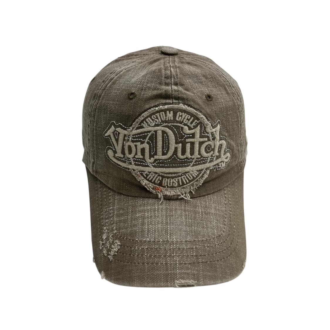 본더치 y2k 빈티지 베이지 데님 볼캡 상품이미지4