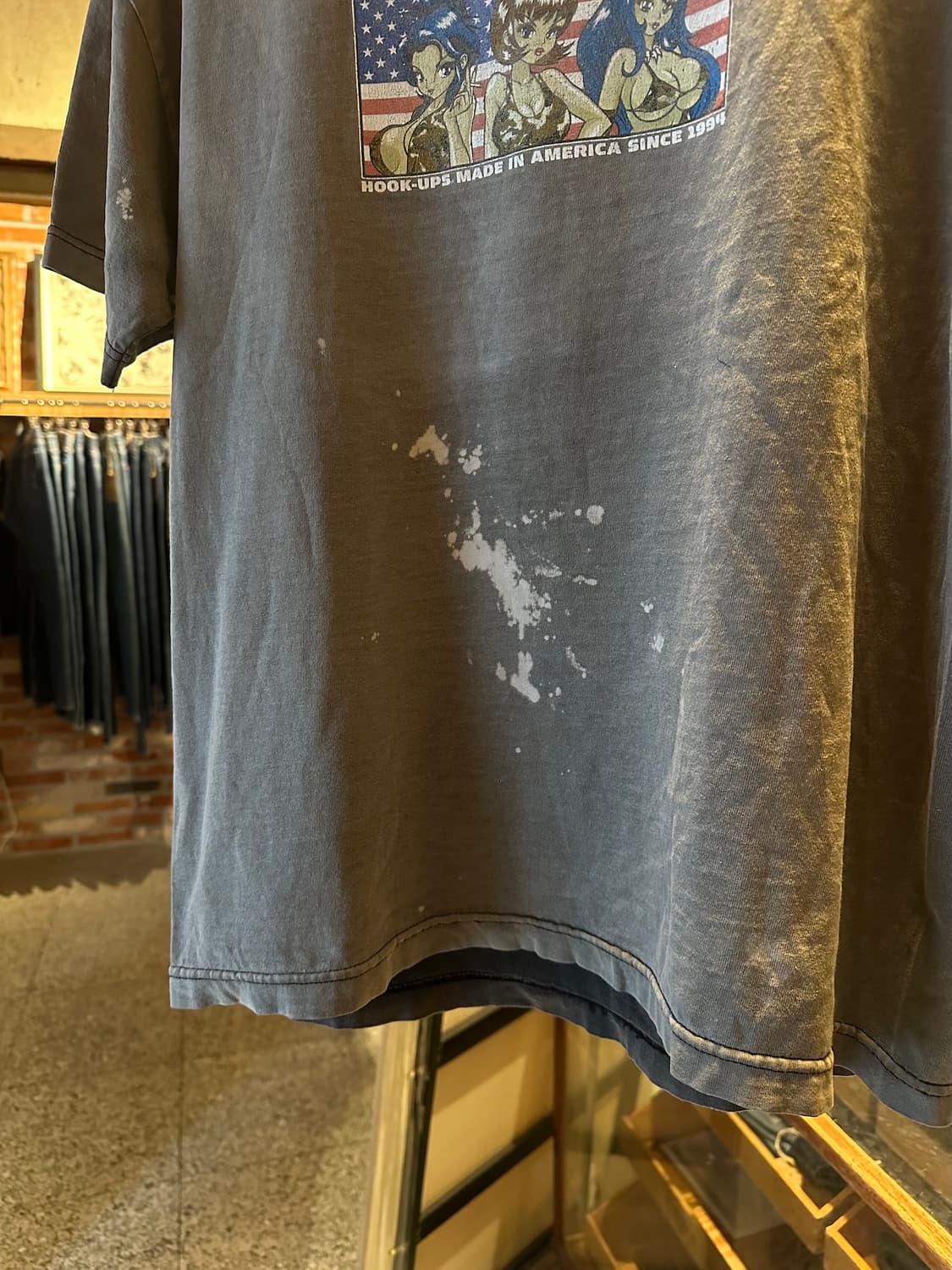 90s USA Hook Ups 빈티지 훅업스 반팔 티셔츠 상품이미지5