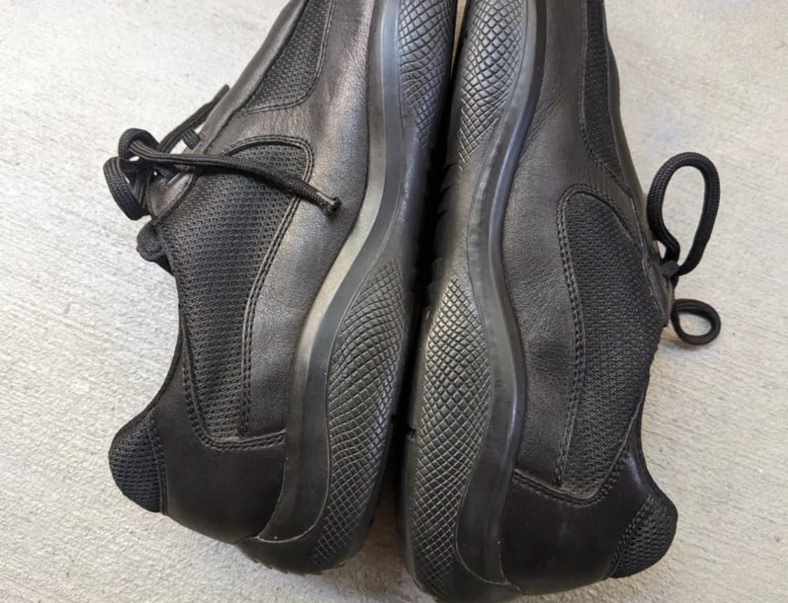 [11.5]프라다 아메리카컵 블랙 무광  상품이미지6