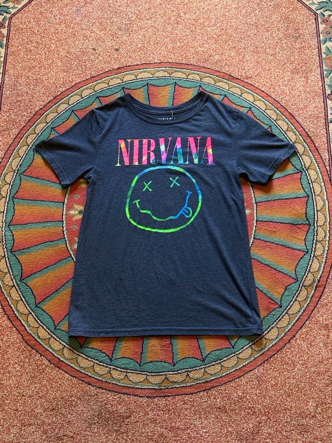 Nivana 너바나 밴드 로고 프린팅 반팔 티셔츠 상품이미지2