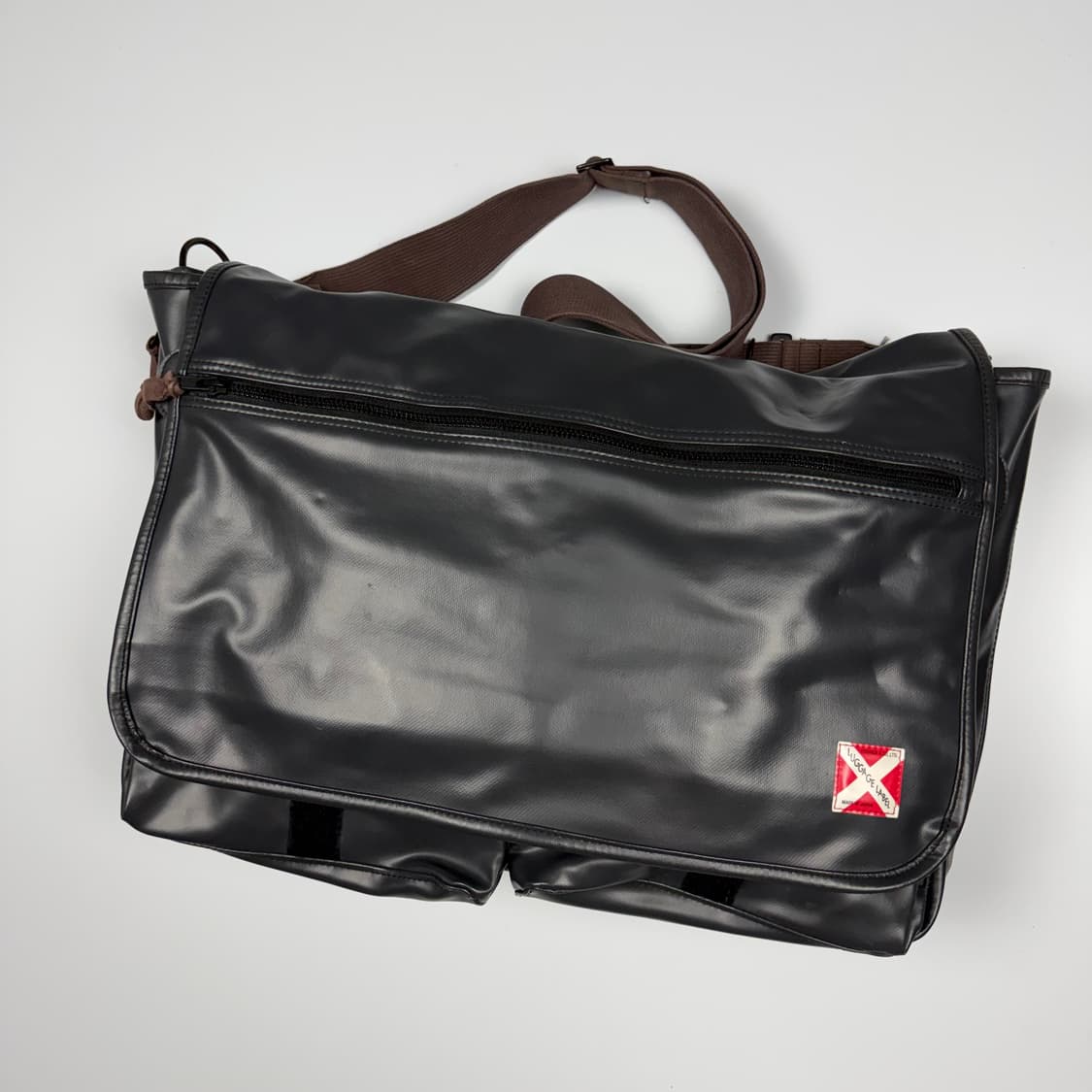 요시다포터 러기지라벨 라이너 메신저 숄더백 블랙 상품이미지2