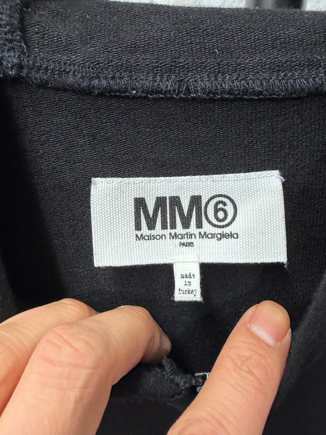 매장판정품) 메종마르지엘라 여성 오버핏 반팔 후드 집업 S 상품이미지6