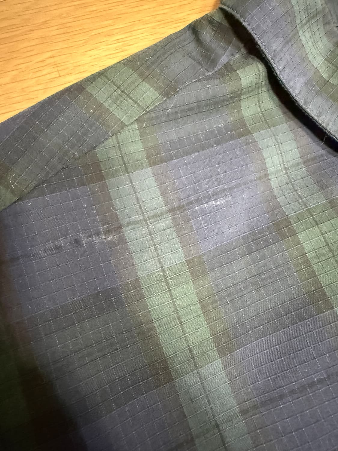 [XL] WTAPS 더블탭스 립스탑 플란넬 반팔 셔츠 4사이즈 상품이미지9