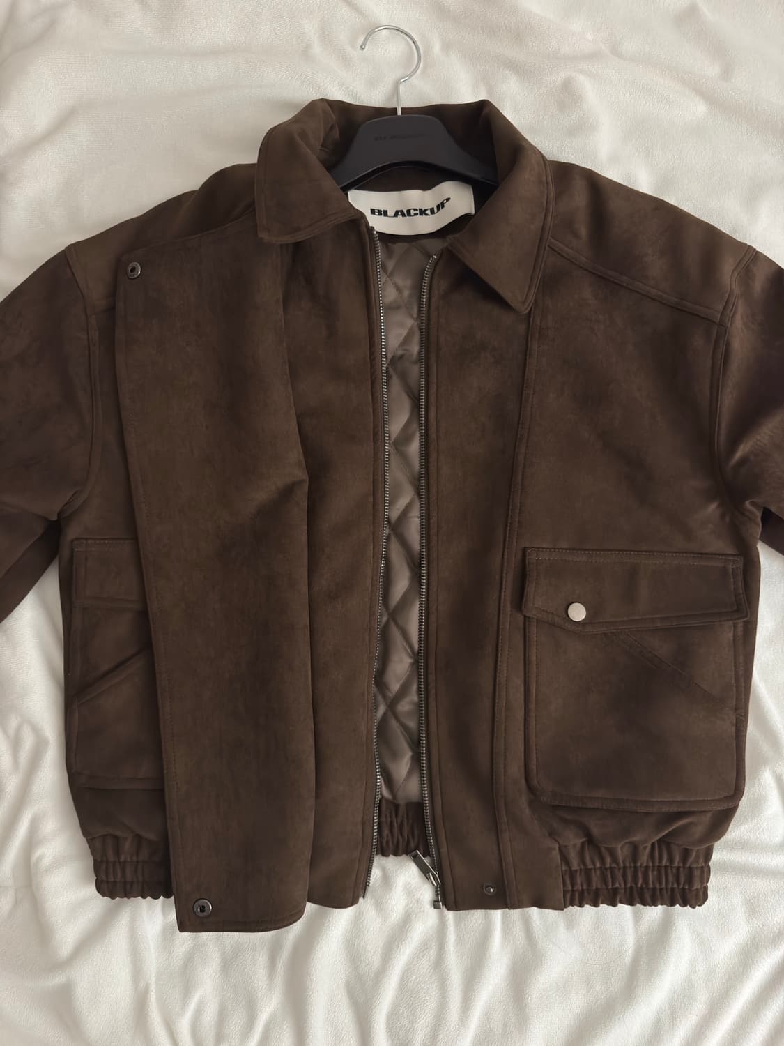 블랙업 아바니 스웨이드 점퍼 상품이미지3