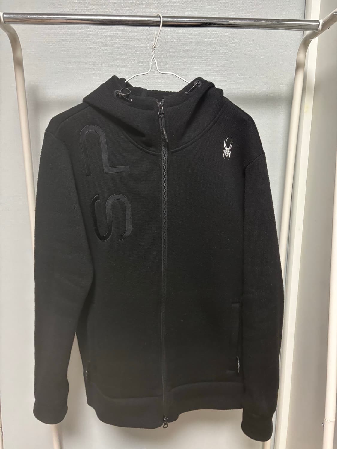 스파이더 후드집업 블랙 M 상품이미지1