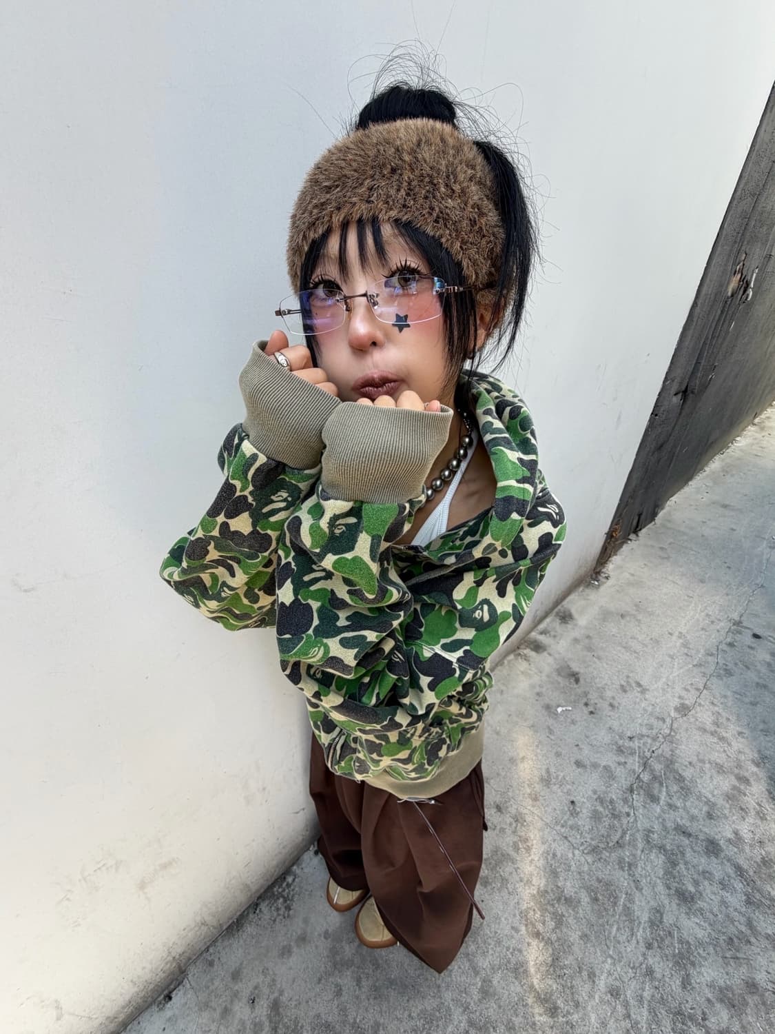 Bape Camouflage Two-Way Hood Zip-Up 상품이미지2