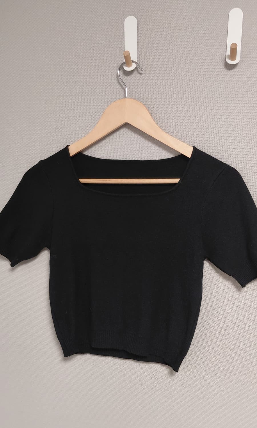 빈티지 스퀘어 넥 반팔니트 상품이미지3