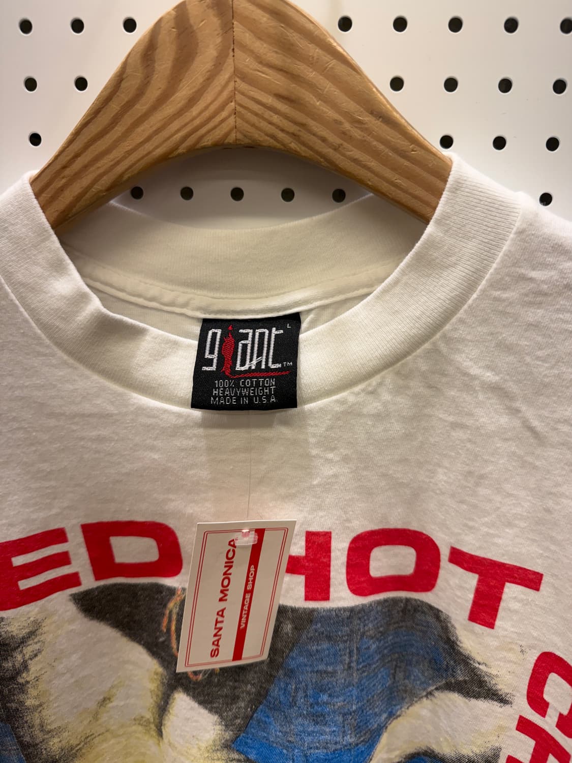 Red Hot Chili Peppers 클래식 로고 그래픽 반팔 티셔츠  상품이미지4