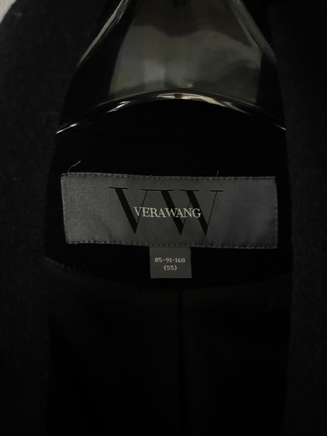 베라왕 하이넥 사선 캐시미어 코트 상품이미지6