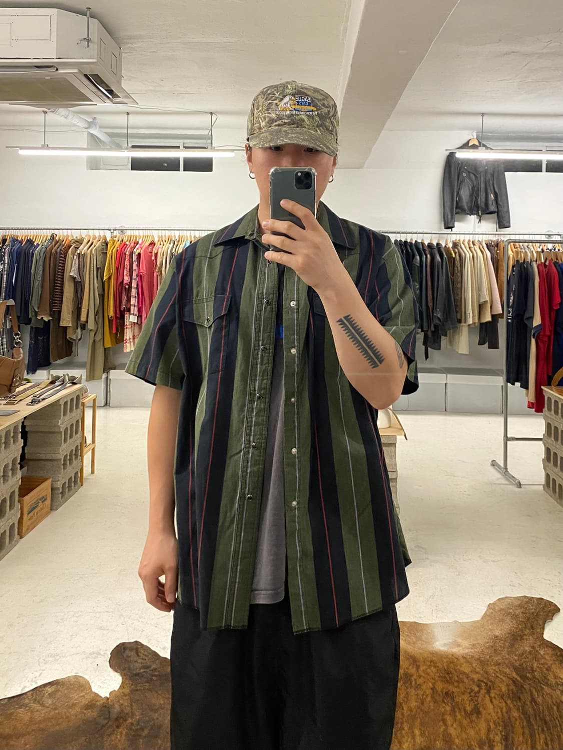 WRANGLER stripe western shirts 랭글러 웨스턴 상품이미지1