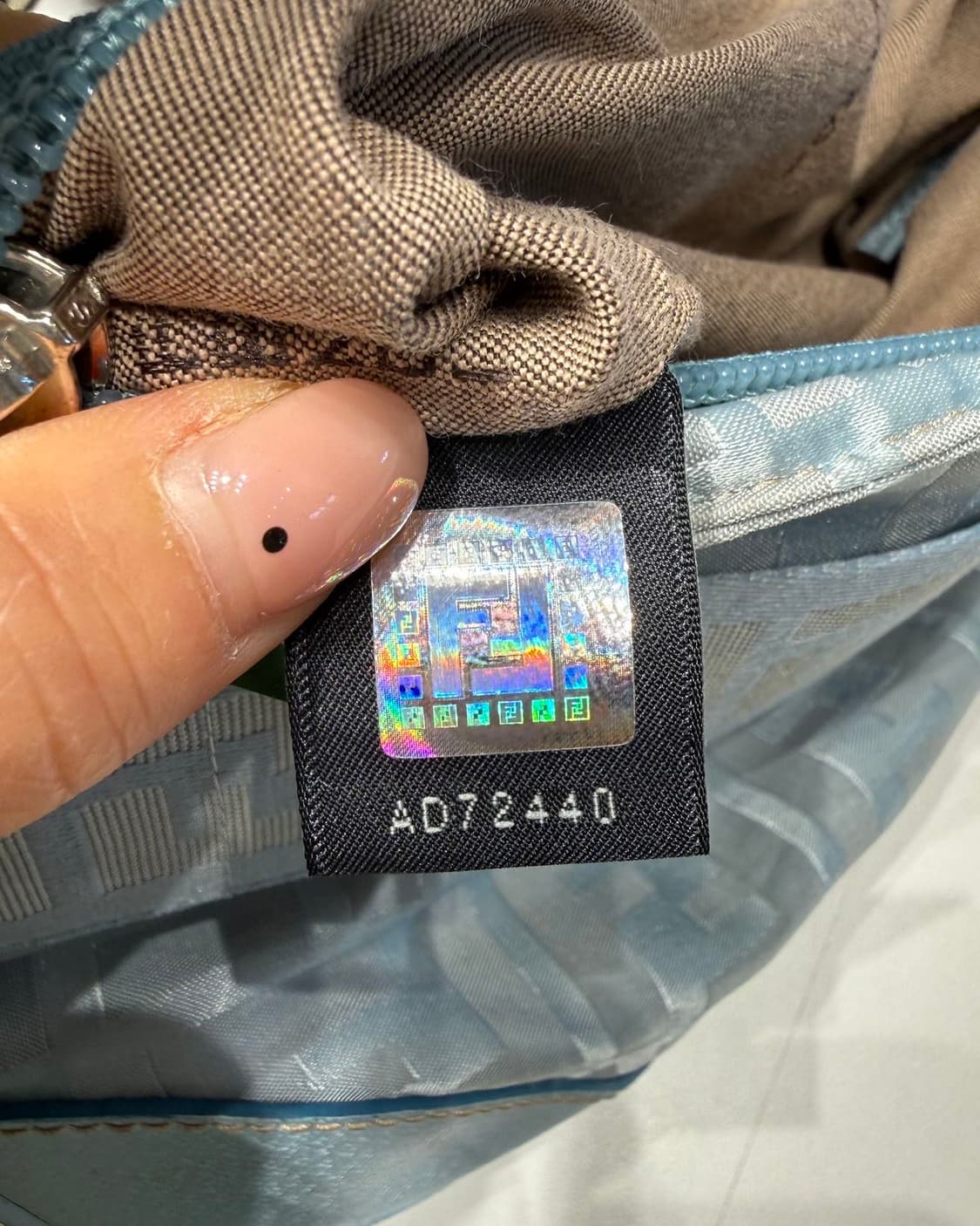 펜디 블루 집 코드 숄더백  상품이미지9