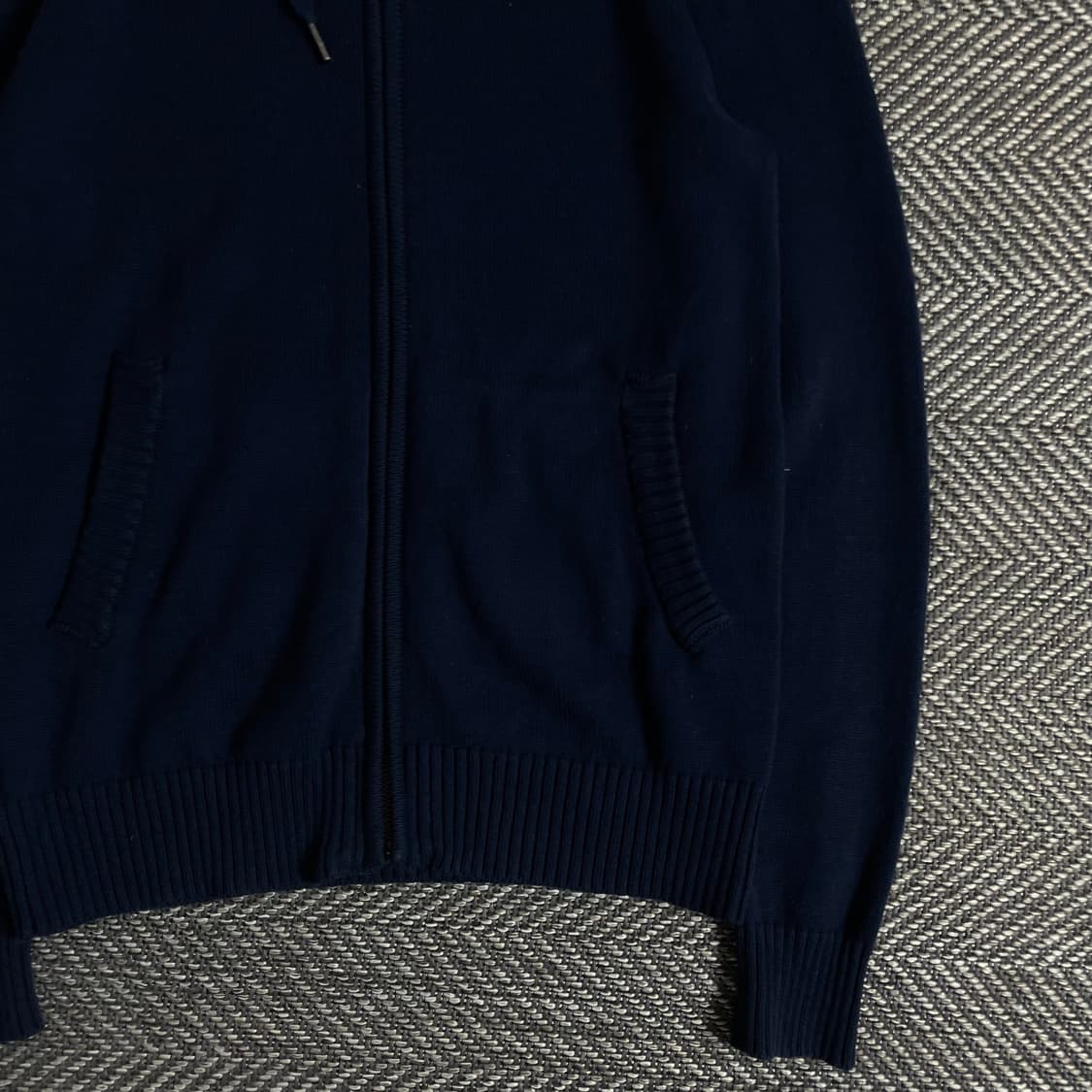 빈폴 미니멀 디테일 후드 니트 집업y 3022 상품이미지4