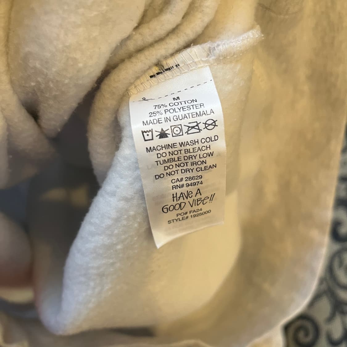 M 스투시 베이직 후드티/W2338 상품이미지6