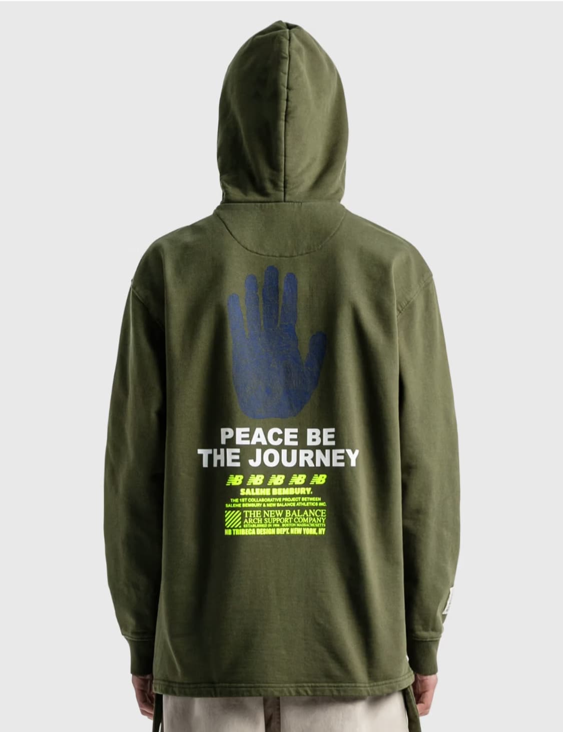 뉴발란스X살레헤뱀버리 콜라보 후드티셔츠 XL사이즈 새제품 상품이미지4