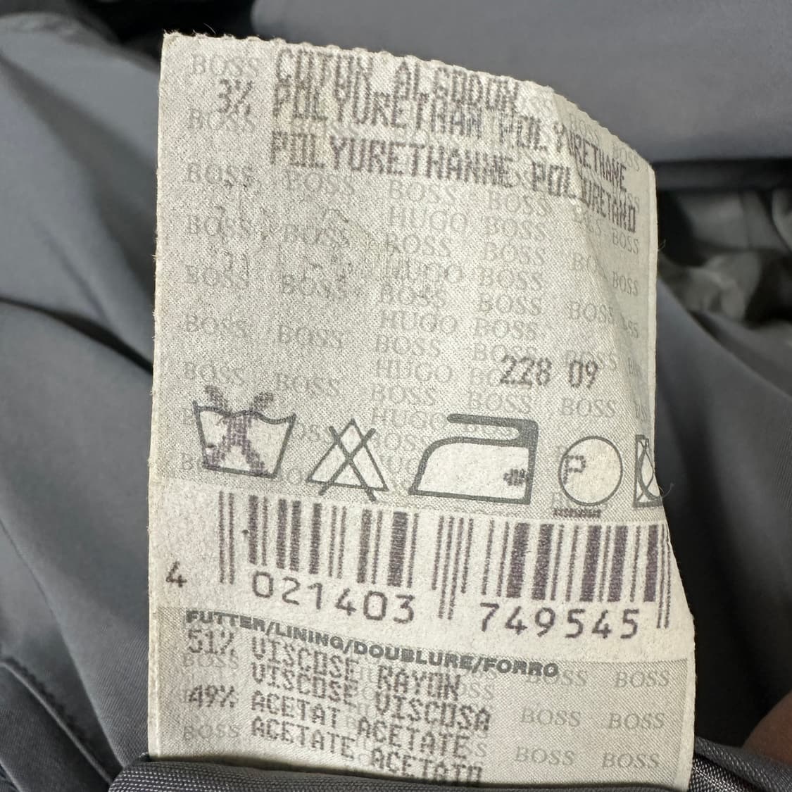 빈티지 휴고보스 켄싱 싱글 코트 상품이미지6