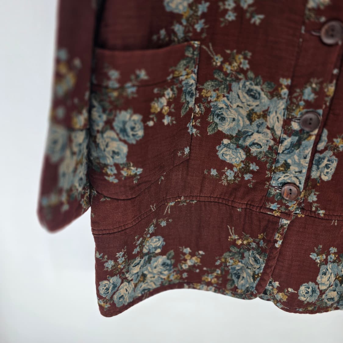 빈티지 oriental floral 패턴 자켓 상품이미지10