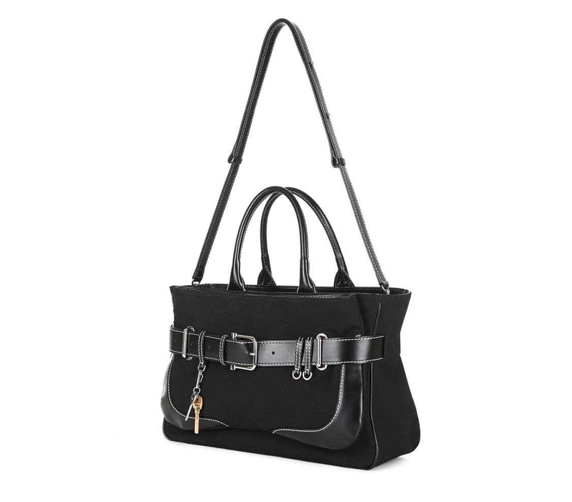 오소이 tote brocle (canvas black) 상품이미지2
