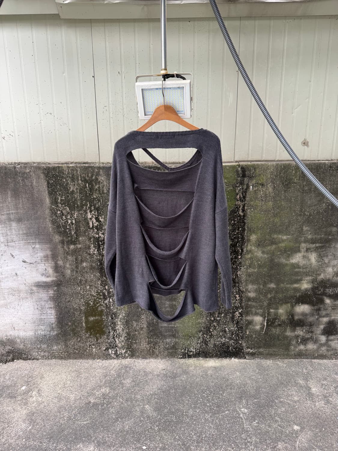 clumzy 펑크 고스 디스트레스드 니트 상품이미지4