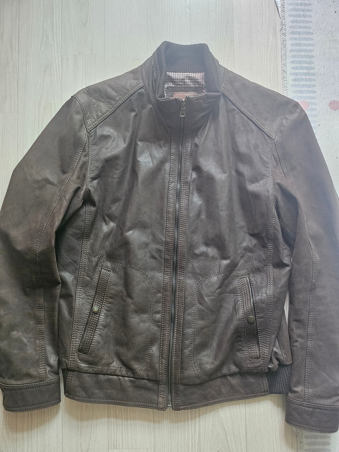 올젠 산양가죽자켓 상품이미지1