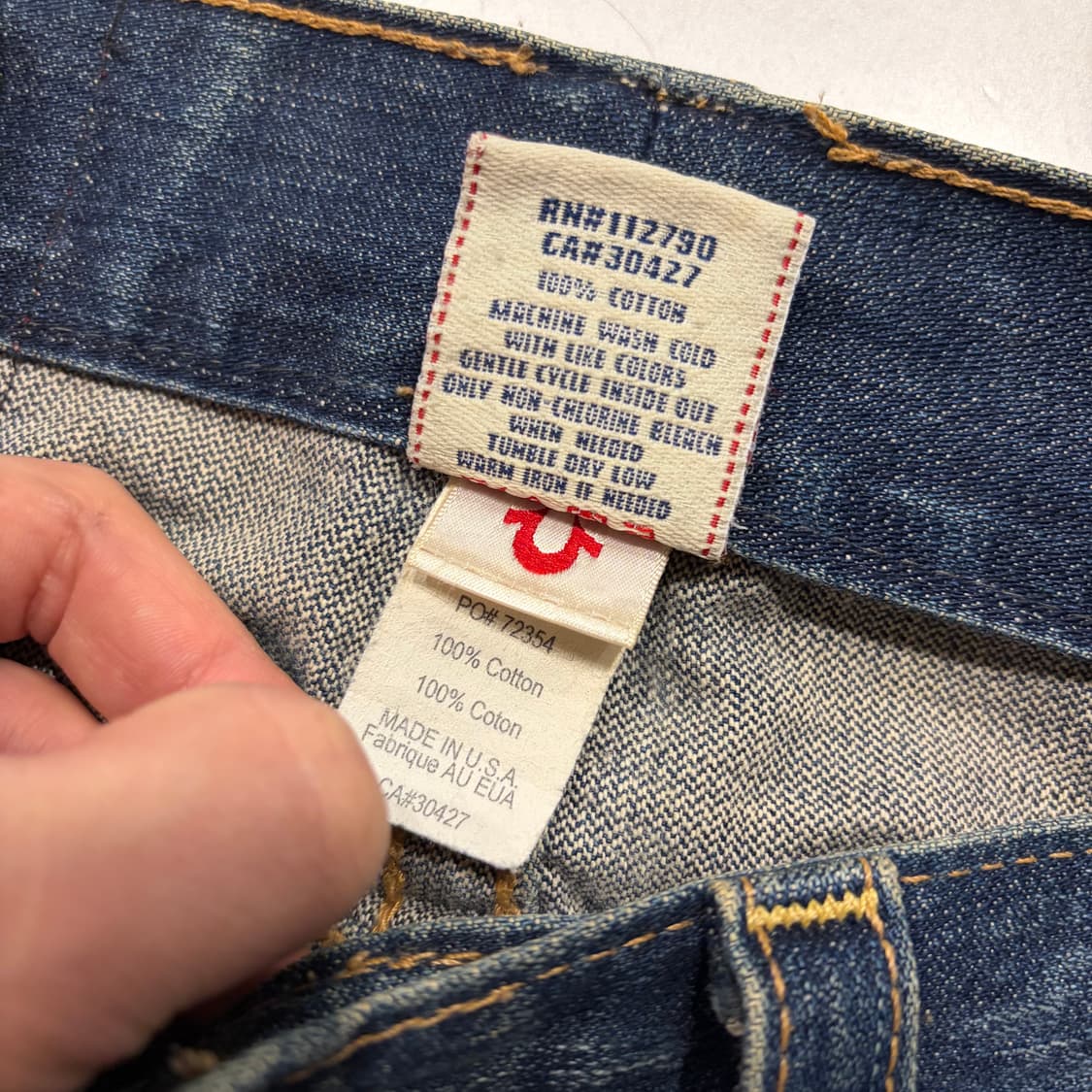 [28] 트루릴리젼 리키 스터드 데님 청바지 팬츠 C894 상품이미지9