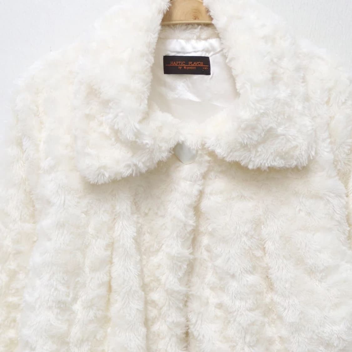 HAPTIC FLAVOR 아이보리 퍼 자켓 60249 상품이미지3