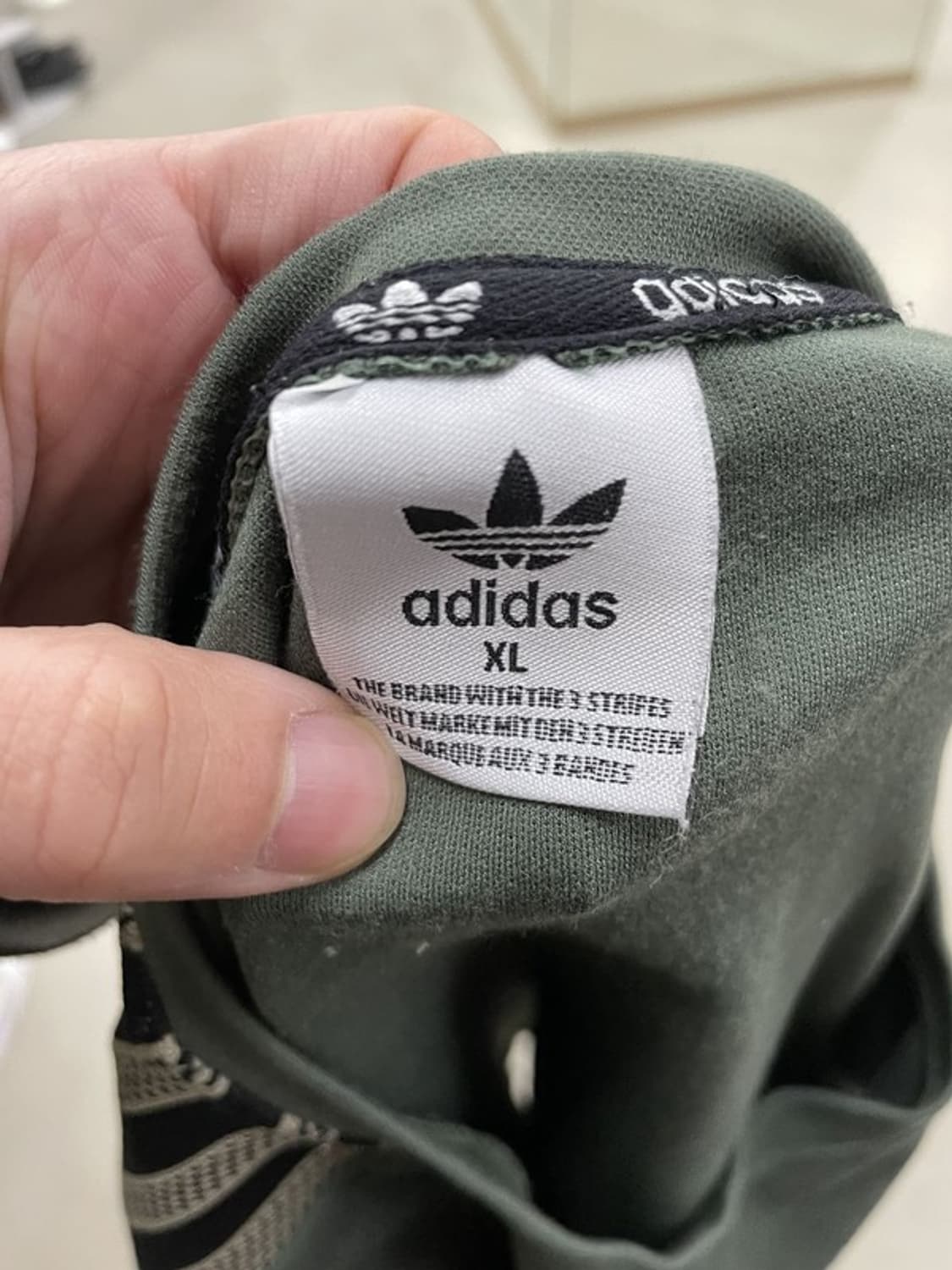 아디다스 삼선 리카이브 크루 맨투맨 XL 상품이미지5