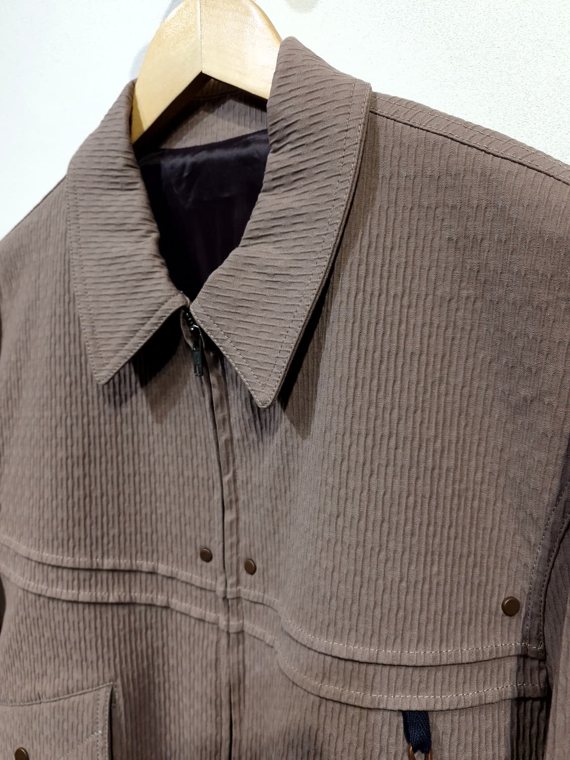 엘무드(LMOOD) 더스티 웨스턴 블루종 자켓 핑크[46] 상품이미지6