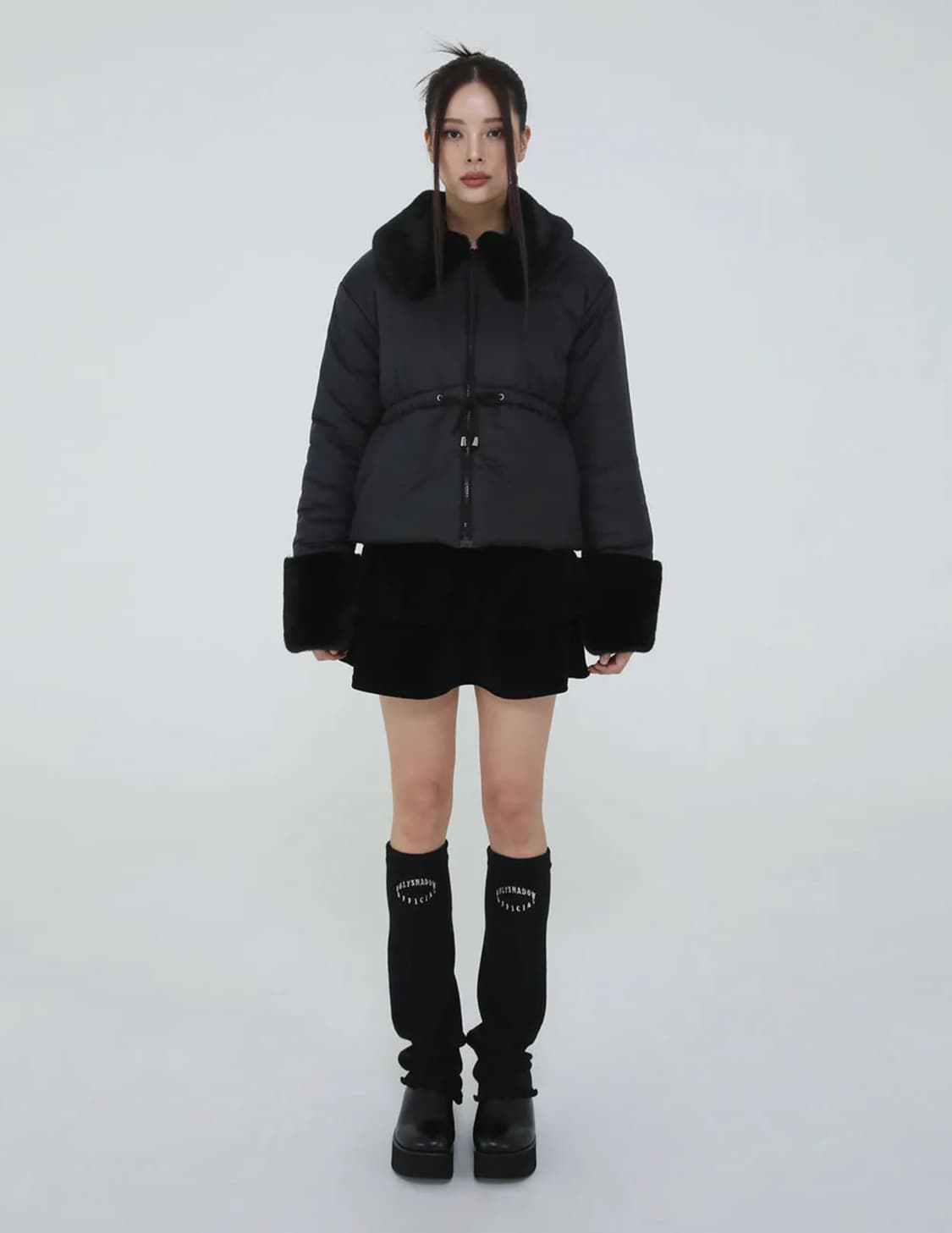 어글리쉐도우 퍼 카라 패딩 판매해요 퍼자켓 무스탕 상품이미지2